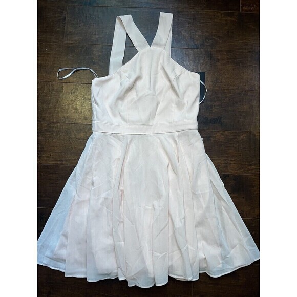 Lulus Blush Pink Sleeveless Mini Dress NWT Sz Small - Picture 1 of 6